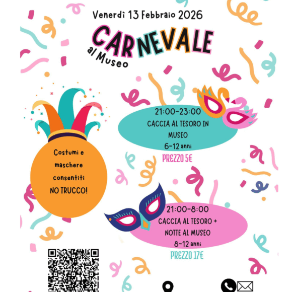 🎉🎭 Notte al Museo – Carnival Edition 🎭🎉