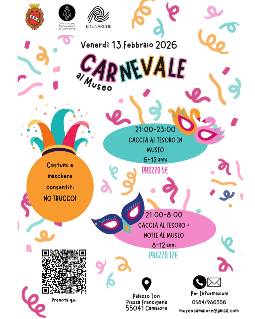 🎉🎭 Notte al Museo – Carnival Edition 🎭🎉