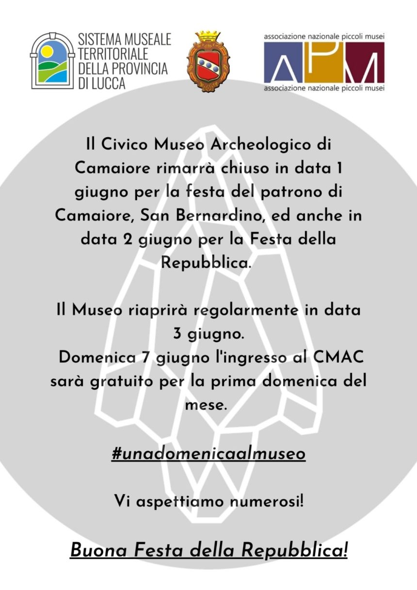 Chiusura festività