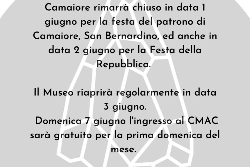 Chiusura festività