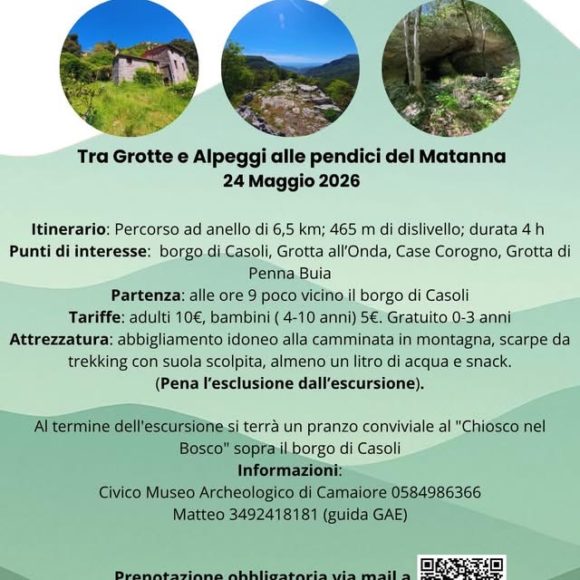 🌿 Archeoescursione: Tra Grotte e Alpeggi alle pendici del Matanna 📍 Domenica 24 maggio