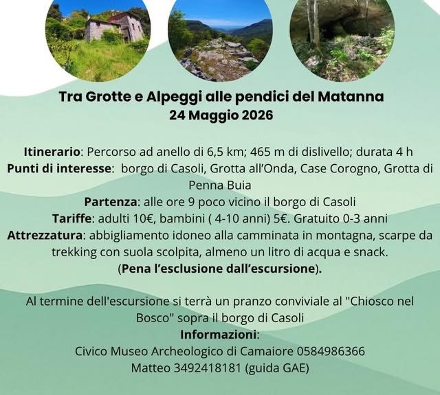 🌿 Archeoescursione: Tra Grotte e Alpeggi alle pendici del Matanna 📍 Domenica 24 maggio