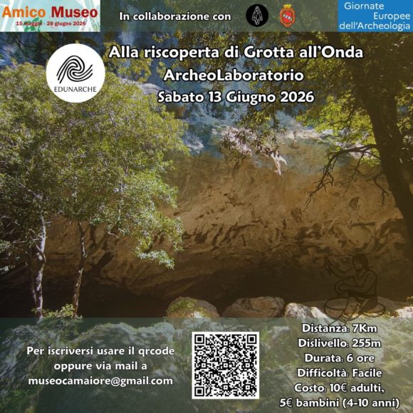 Archeolaboratorio – Alla riscoperta di Grotta all’Onda